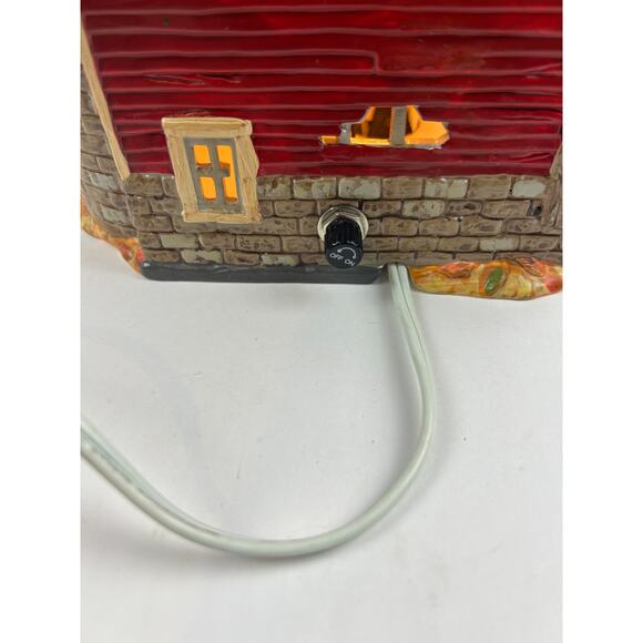 Dept 56 Haunted Barn Halloween Lighted Sound Building - Picture 6 of 11